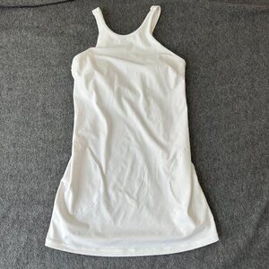 Vuori Womens Volley Dress Size M White Tennis Prep Pickleball Activewear